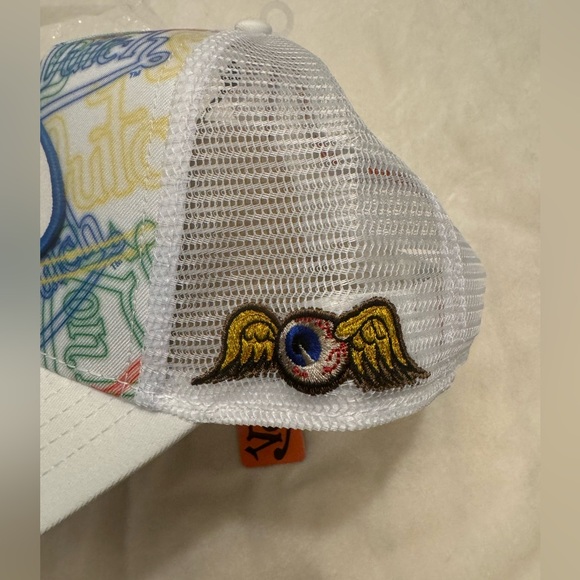 Unisex - Von Dutch Trucker Multi-Colored Hat with White Base - OneSz NWT - Picture 4 of 5